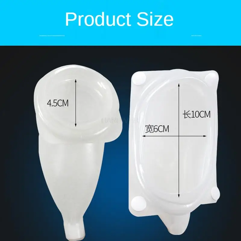 Silicone urinary device bed-wetting urinal for men, bed-wetting and urinal collection for elderly women with hemiplegia