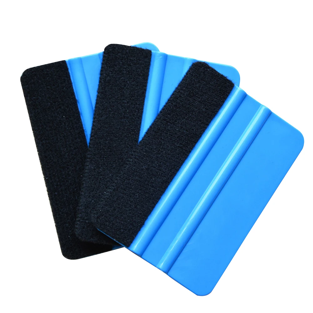 SALE !10pcs Car Vinyl Wrap Scraper Carbon Fiber Film Felt Squeegee Car Tinting Window Glass Cleaning Tool Sticker Remover