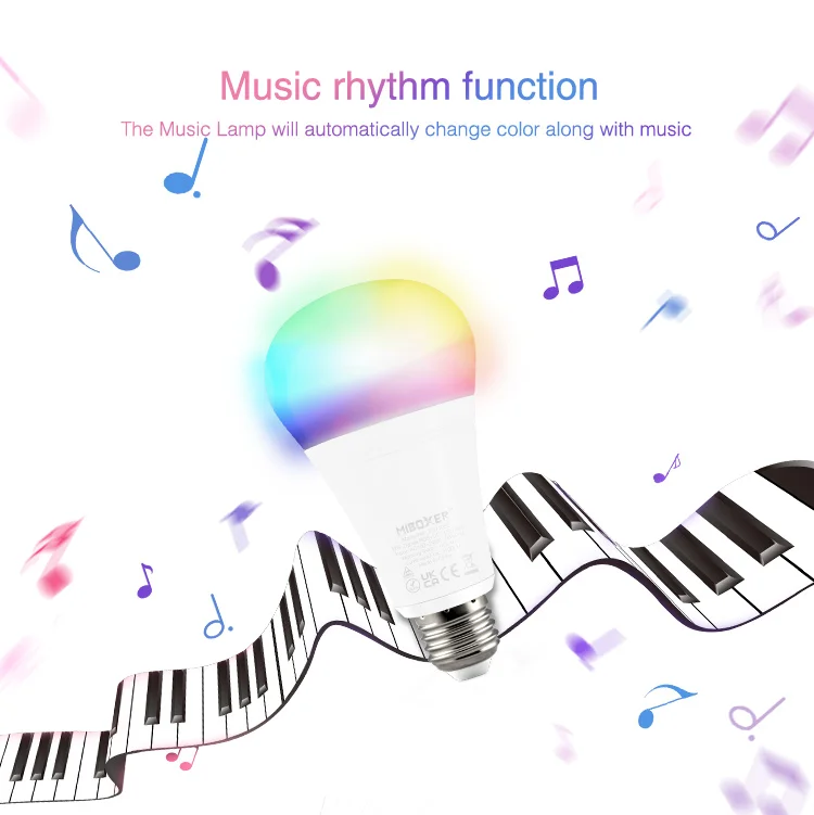 Miboxer Zigbee RGB+CCT LED Bulb Light 4W/6W/12W GU10 E27 Smart Dimmable Spotlight Lamp FUT089Z RF Remote WIFI ZB-Box2 ZB-Box3