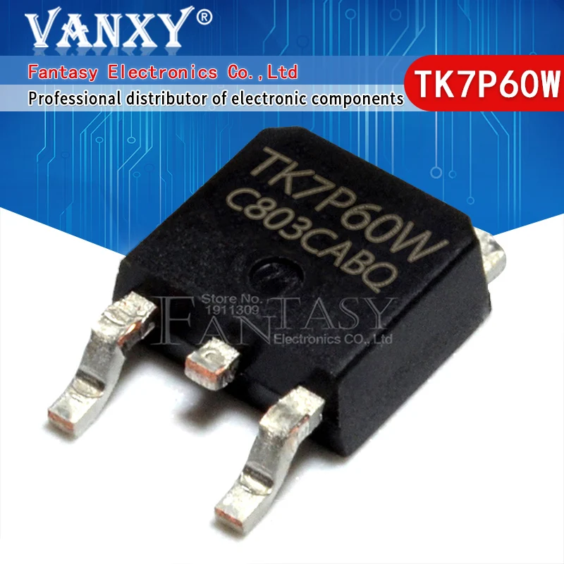 10pcs TK7P60W TO-252 TK7P60 TK7P65W TK6P60W TK5P65W TK8P65W TK10P60W TK11P65W TK12P60W