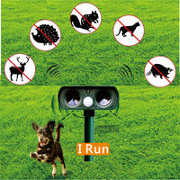 1/2pcs Solar Power Ultrasonic Animal Repellent Deterrent Dog Cat Bird Sonic Motion Repeller Foxes Gardening Repeller Repellent