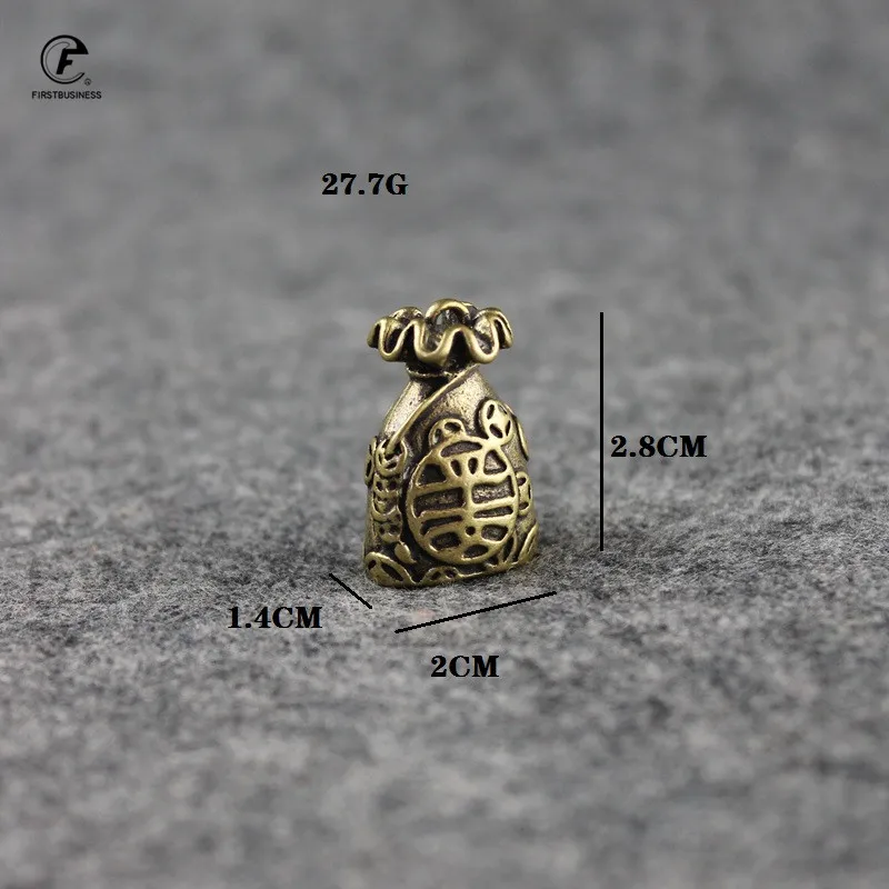 خمر النحاس محظوظ الدولارات حقيبة المال التماثيل الحلي مكتب زينة اليدوية النحاس سيارة مفتاح قلادة عصابة ديكور المنزل الحرفية #2