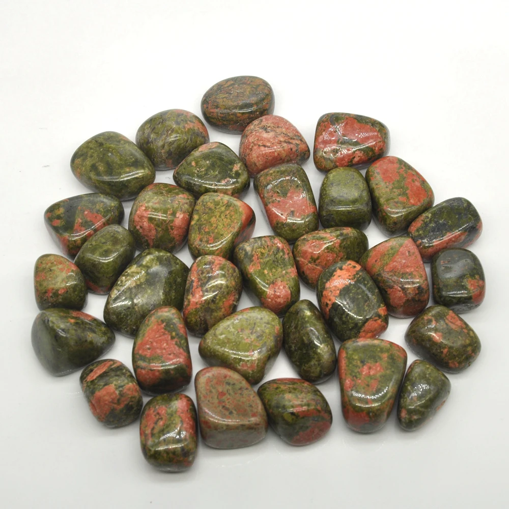 Natural Amethyst Rose Quartz Unakite Tumbled Stones Bulk Healing Crystals Gemstones Aquarium Decoration Minerals Lots Wholesale - Image 2