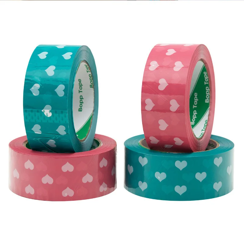 4.5CM 100M Cartoon Cute Patterns High Adhesive Tape Letter Print Packing Tape High Viscosity High Strength Decorate DIY Tape