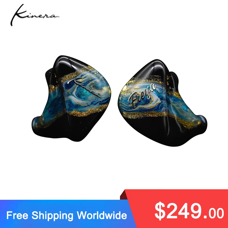 

KINERA Freya 3BA+1DD Hybrid Hand Painted In Ear Earphones Earbud HIFI DJ Monitor Earplug Headset Kinera YH623