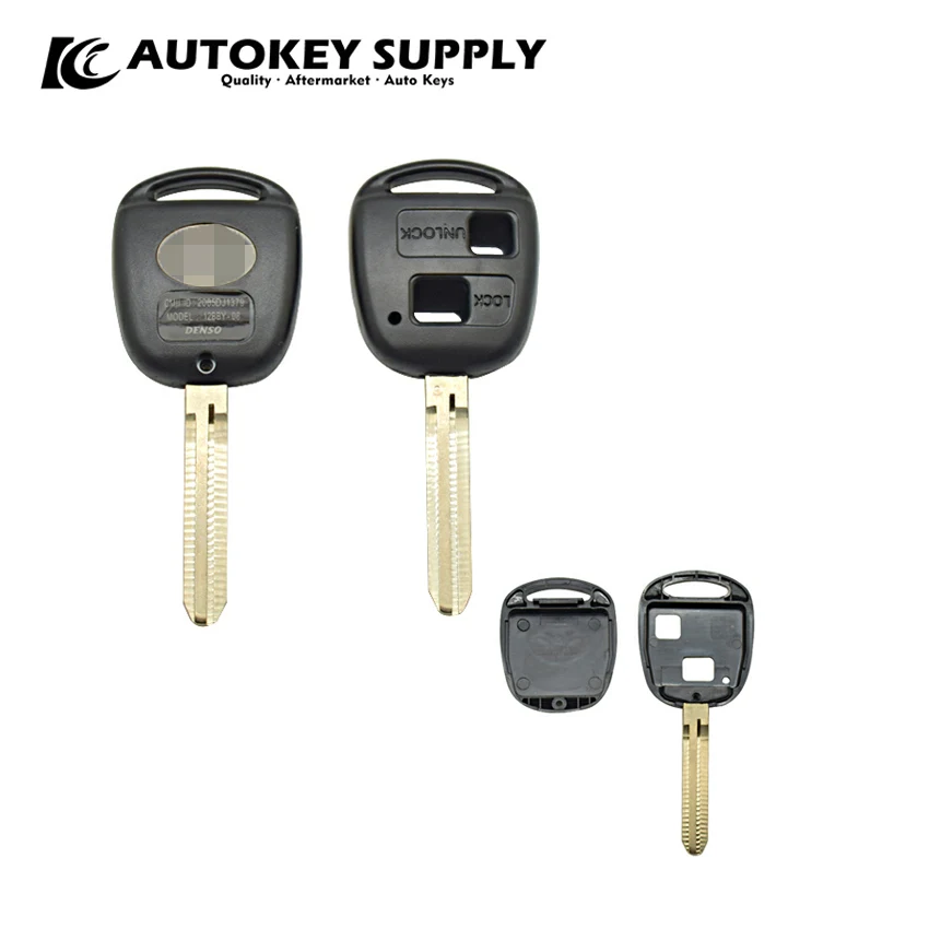 Autokeysupply AKTYS229 2-przyciskowy zdalny kluczyk do Toyoty