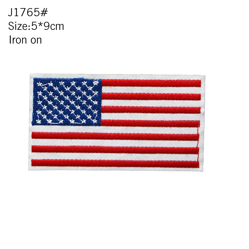 Embroidered Pieces Of National Flags and Badges, High-quality High-temperature Ironing Pieces For Clothing Decoration