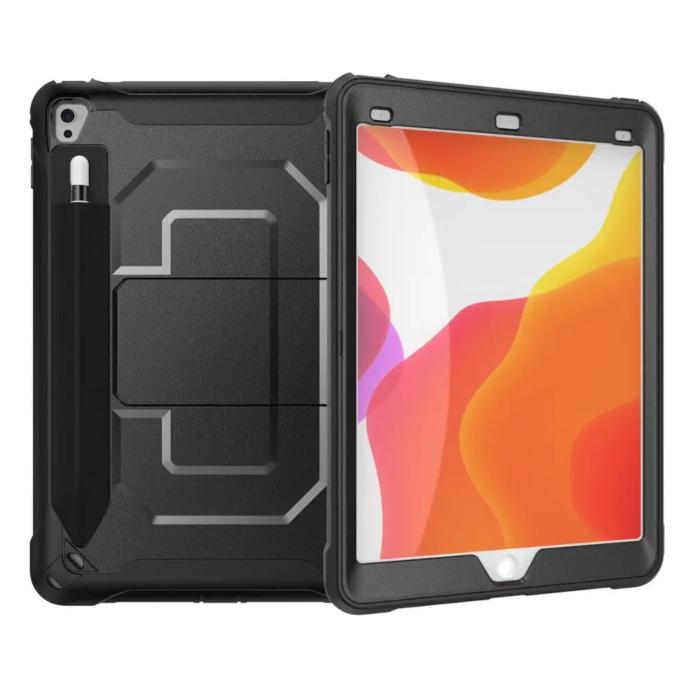 

Shockproof Armor Tablet Case For iPad 9.7" Pro/Air2 A1566 A1567 2014 Case Hard Heavy Protective Rugged Duty Tablet Stand Cover