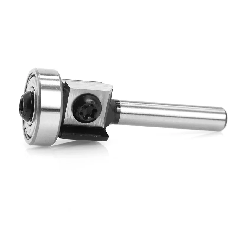 1 pc Insert Style Solid Carbide Flush Trim 3/4 Dia x 12mm (15/32) x 1/4 Router Bit Milling Cutter for Wood Working Spolidboard