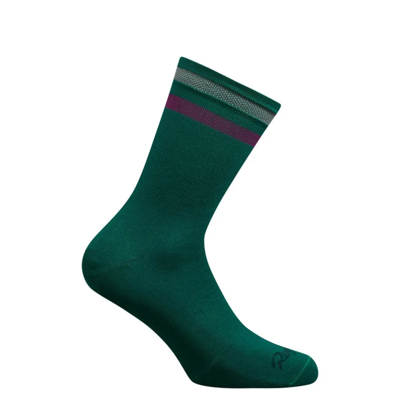 New 2021 Men Women Cycling Socks Outdoor Sport Cycling Riding Socks Running Climbing Camping Basketball Socks Emerald Green