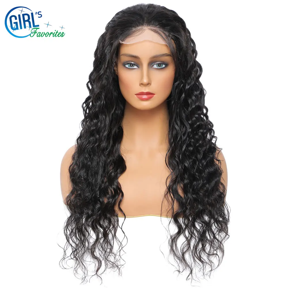 Brazilian Human Hair Wig 4x4 Lace Closure Wigs 30 Inch Deep Wave Wig Hd Lace Closure Wig 250 Density For Women Custom Lace Wigs