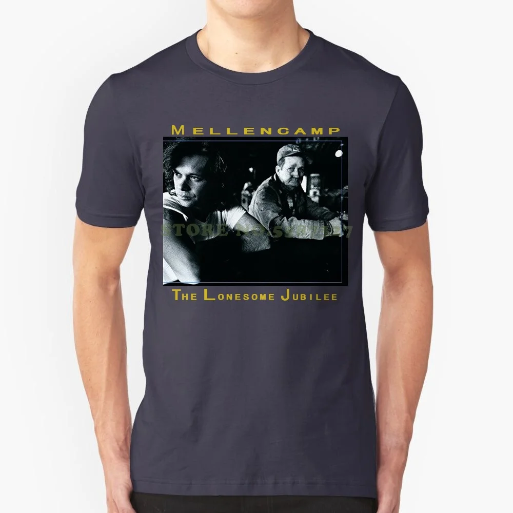 Men Summer Short Sleeves T Shirt John Mellencamp The Lonesome Jubilee Men's O-Neck Cotton T Shirts