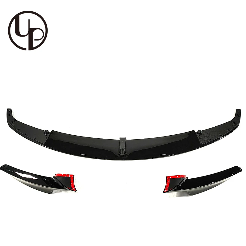 Hot sale PP front bumper parts front lip bumper spoiler lip splitter for 3 series F30  2013-2019y-MT into MP front spoiler