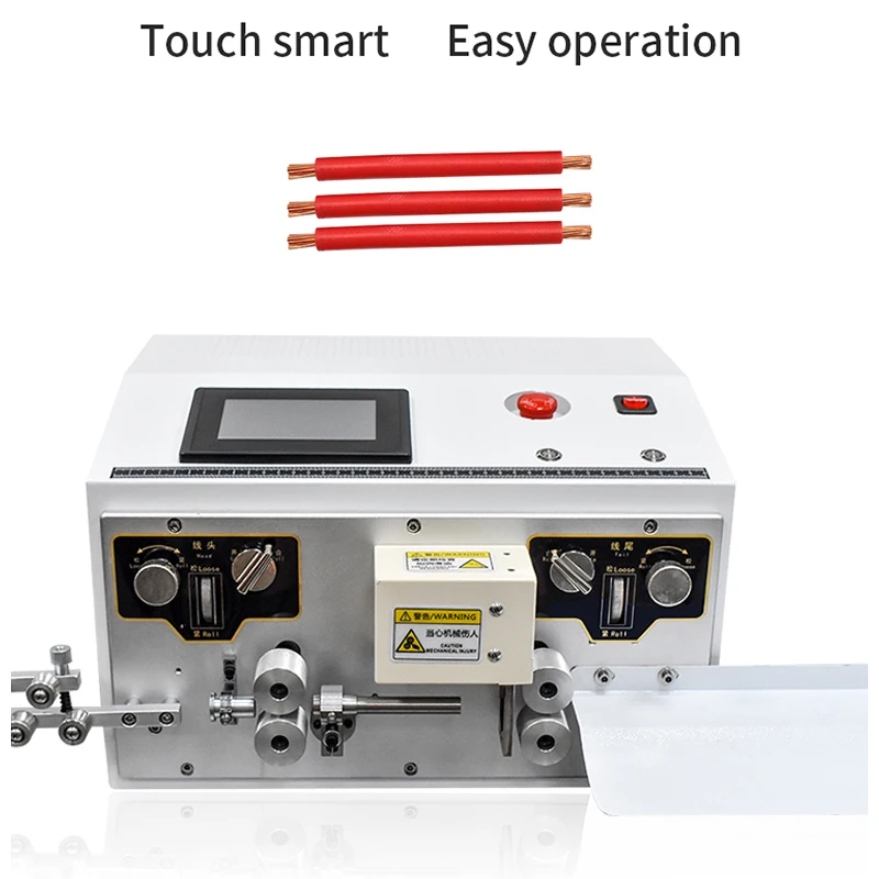 6mm Fully Automatic Wire Stripper And Cutter 16AWG 30AWG Wire Stripping Machine