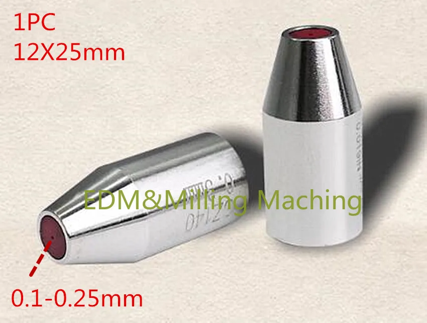 

EDM Machine C140D Ruby Ceramic Guide 0.1-0.25mm 12X25mm Guide Tube For Drill Guide For Drilling EDM Machine