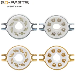 Gd-parts Pozłacane/Pojynkowane mocowanie podwozia 8-pinowe gniazdo ceramiczne do KT88 KT66 6SN7 5AR4 GZ34 5881 6V6 5U4G 6550 6J7 6SJ7