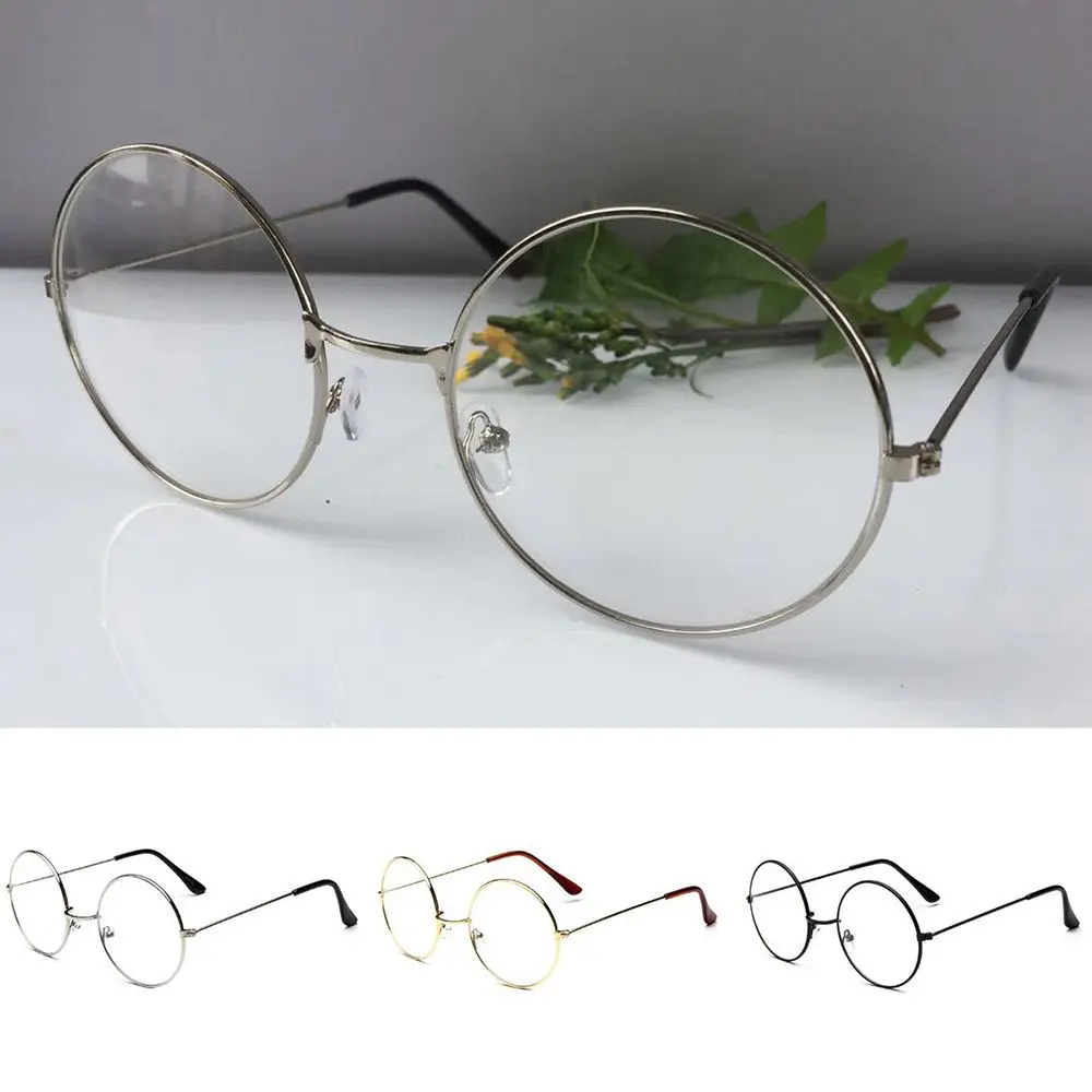 KLASSNUM Vintage Classic Round Reading Glasses Metal Frame Fashion Optical Frames Computer Glasses Men Women Eyewear Eyeglasses