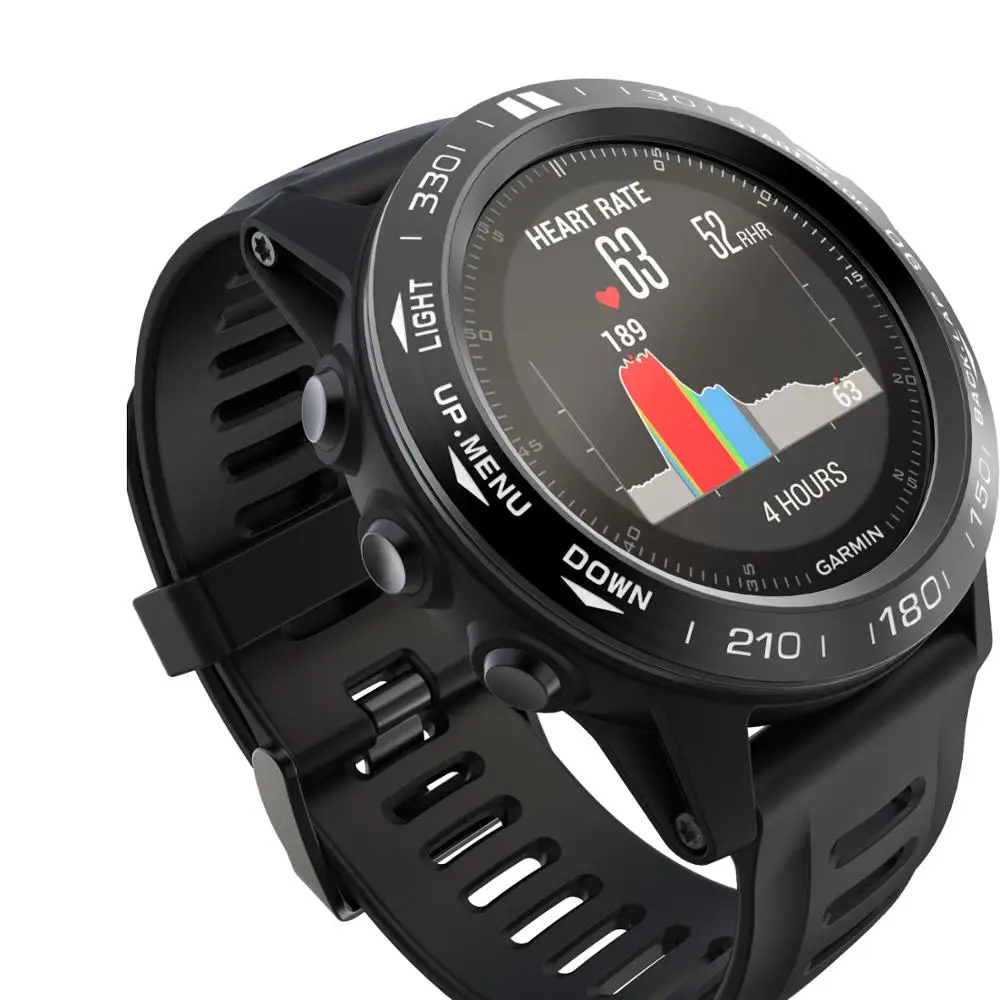 กรอบโลหะแหวนจัดแต่งทรงผมกรอบสําหรับ Garmin Fenix 3 3HR สมาร์ทวอท์ชสแตนเลส Anti-Scratch แหวนป้องกัน