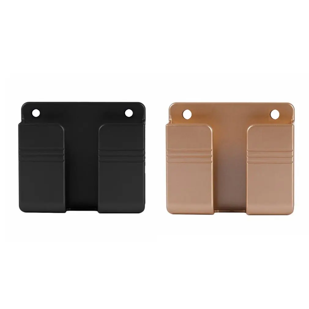 Wall Mounted Organizer Storage Box Remote Control Mounted Mobile Phone Plug Wall Holder Charging Multifunction Holder Stand