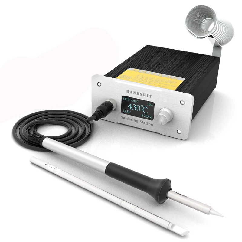 

T12 Soldering Station STM32 2.1S 5Pin OLED 1.3 Display Adjustable Temperature Digital Electronic With Soldering Tips Welding