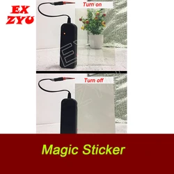 EXZYU Magic Sticker Prop real life escape room power on to show password or clues the chamber room