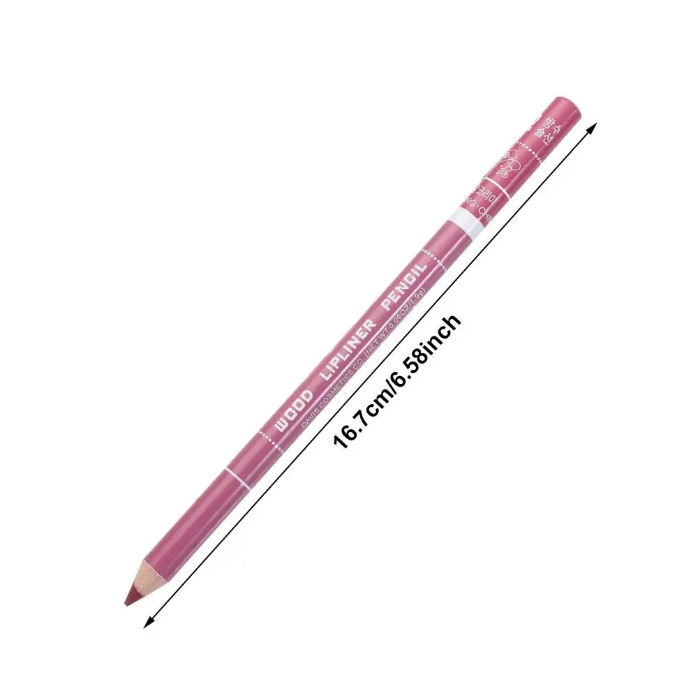 1PC Wood Lady Charming Matita eyeliner a lunga durata Penna per eyeliner per labbra Strumento cosmetico Trucco