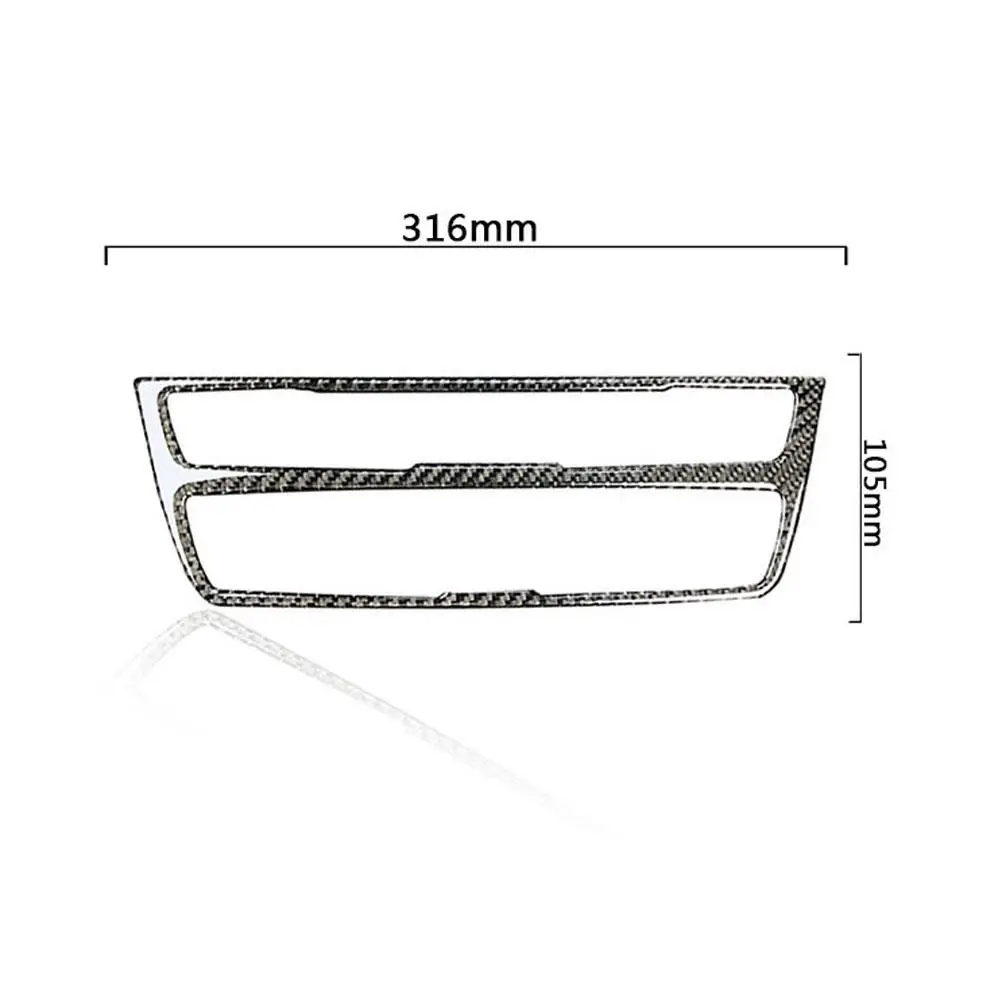 1pc ABS Carbon Fiber Pattern CD Control Console Panel Trim for BMW 3 4 Series F30 F40 Car Interior Modification Decal Mouldings