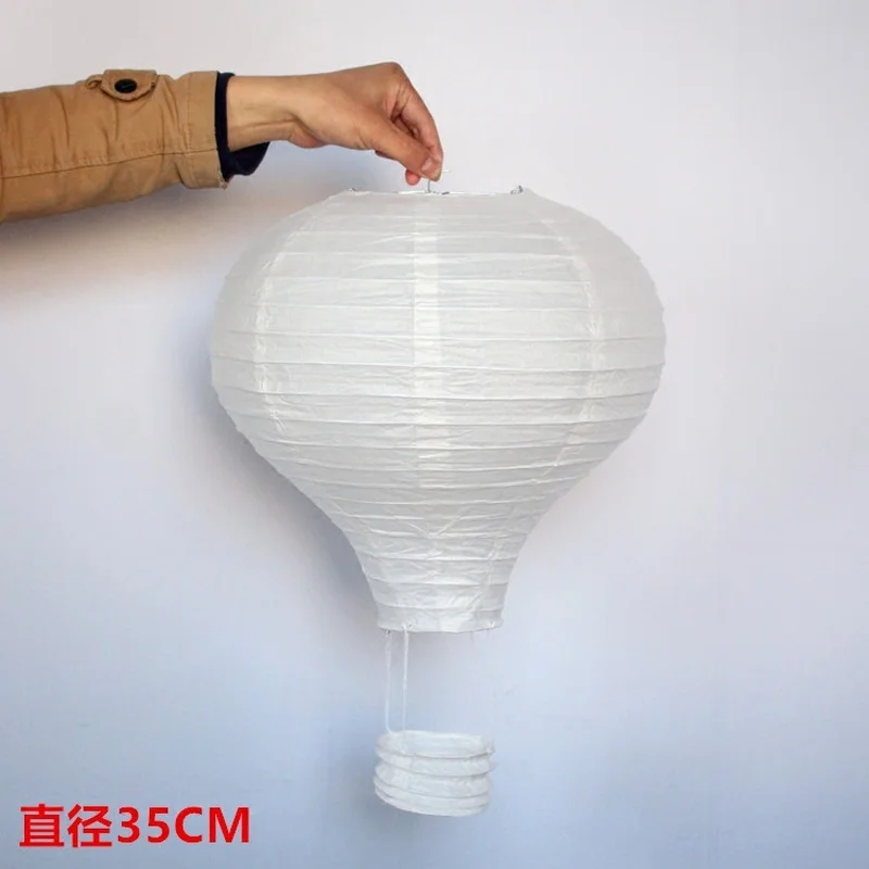 White Hot Air Balloon Paper Lantern wedding decoration kids bedroom hanging birthday party decoration fiesta chinese lantern