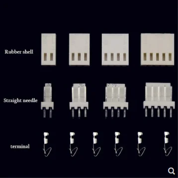 Kit de terminaux à 5 broches 2.54mm, 2/3/4 broches, connecteur jst, manchon de bricolage