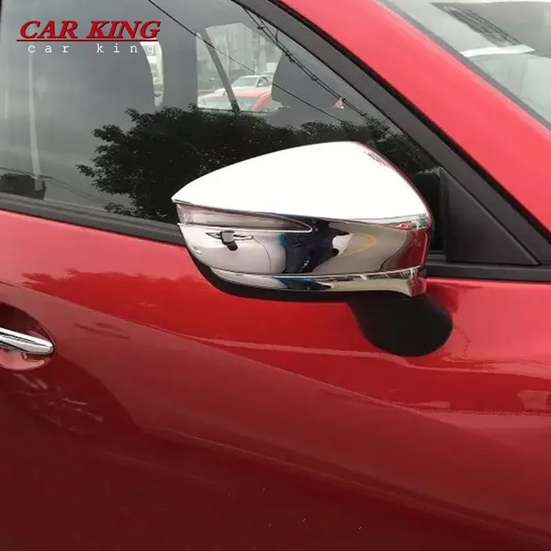

For Mazda CX-3 CX3 2015 2016 2017 2018 2019 2020 2021 ABS Chromed Side Door Rearview Mirror Cover Trims Car styling Accessories