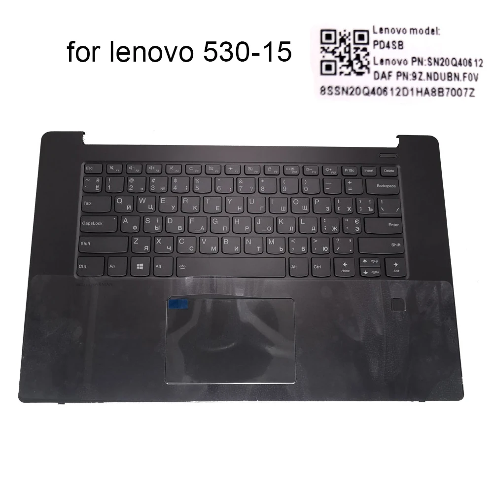 

Ukrainian Backlight Keyboard For Lenovo Ideapad 530S 15IKB 530-15 AIR 15 RU Russian Keyboards Palmrest Touchpad 5CB0R12589 PD4SB