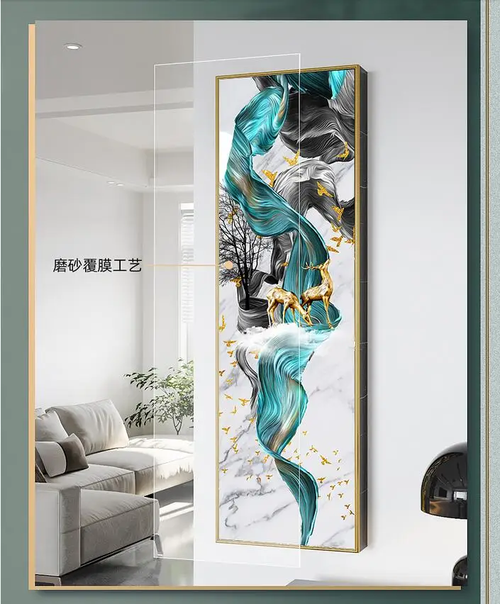 Full-length mirror wall-mounted full-length mirror jewelry storage mirror wall hanging decoration