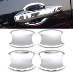 Exterior Door Handle Bowl Cover for Honda CR-V CRV 2007-2011 Chrome/Carbon Fiber Style Molding Trim Styling 4Pcs