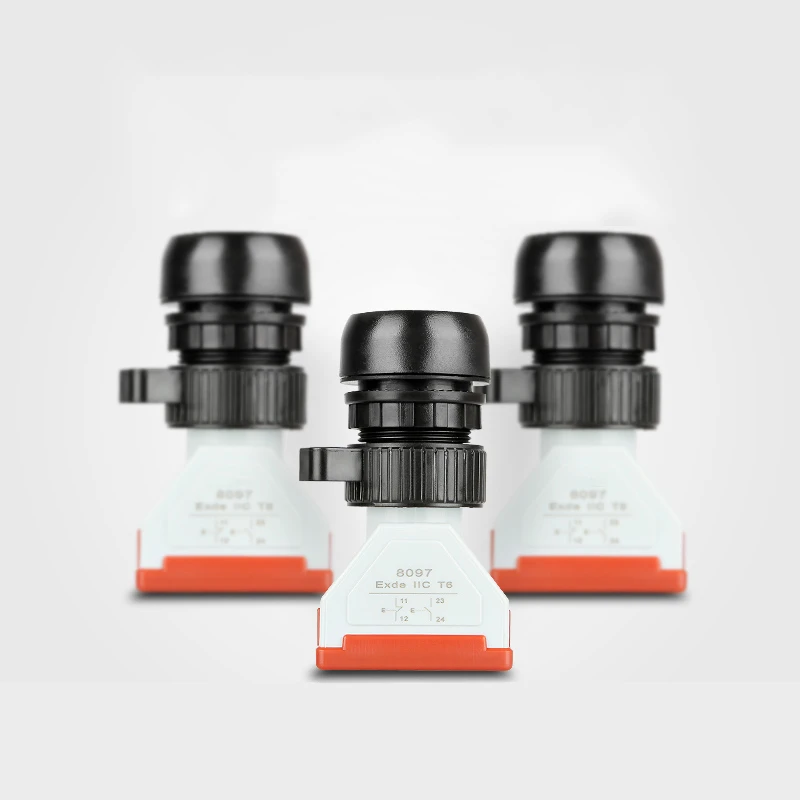 BA8097 explosion-proof control button switch self-reset EX explosion-proof button distribution box 30mm hole 1NO/1NC