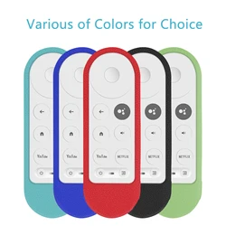 Non-Slip Soft Silicone Case Remote Control Protective Cover Shell Fit for Google Chromecast TV 2020 Voice Remote Controller