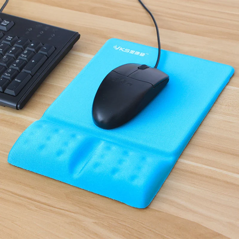 Thicken Comfort Working Rubber Gaming Personalized Durable Mouse Mice Pad Pads Mat with Wrist Rest