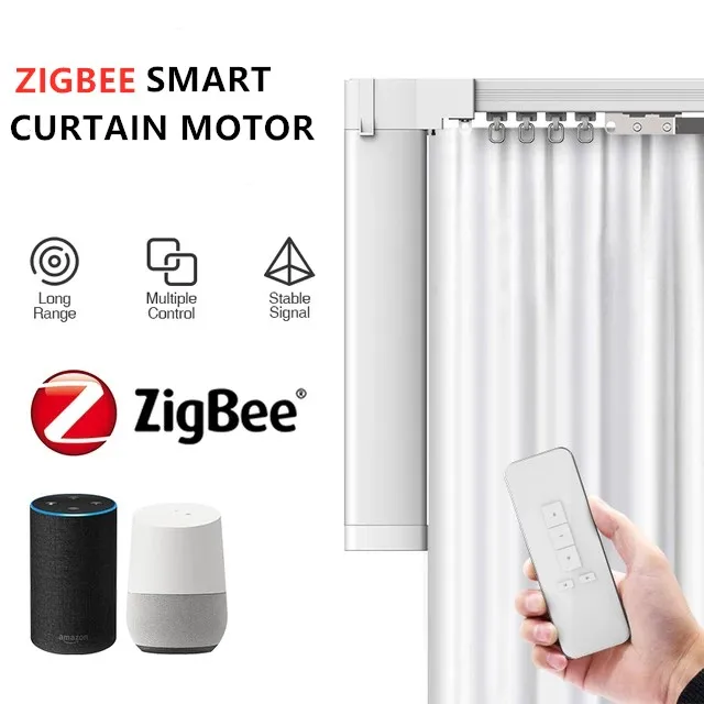 Zigbee Smart Home Tuya Curtain Motor Curtain Track Accessories Factory Price