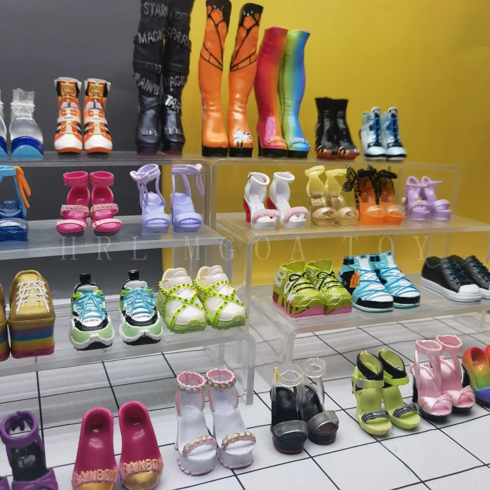 إكسسوارات دمى مدرسة قوس قزح للفتيات ، أنماط مختلفة ، أحذية الأخت الكبيرة ، ألعاب ذاتية الصنع ، أصلية ، يمكن الاختيار ، 1: