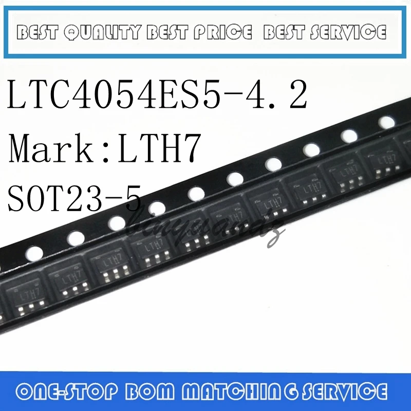 50 개 100PCS TP4054 LTC4054 LTC4054ES5-4.2 LTH7 SOT