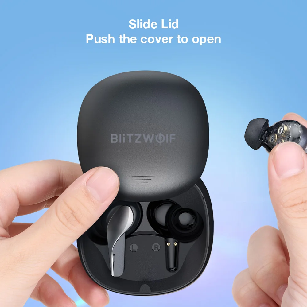 Triple Dynamic Headphone BlitzWolf BW-FYE15 TWS bluetooth-compatible Earphone HiFi Stereo Bass Low Latency Smart Touch HD Calls