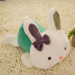 Muñeco de peluche de conejo tumbado para niños, 1 piezas, 20cm, decoración de coche, regalo de vacaciones, barato, HANDANWEIRAN