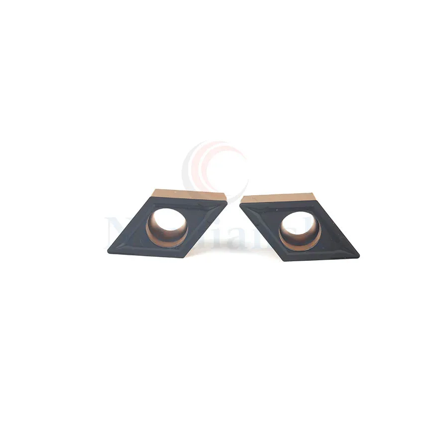 Outil de tournage de finition interne DCMT11T304 DCMT11T308 LF9218, tour CNC, Inserts en carbure cémenté pour le traitement des pièces en acier, 10 pièces