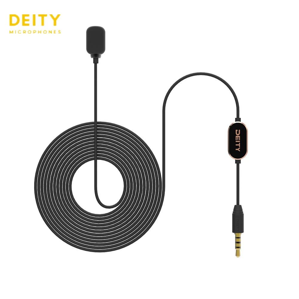 Deity Microphones V.Lav Omnidirectional Lavalier Microphone with Microprocessor  for DSLR Camera Smartphone Pad Tablet PC