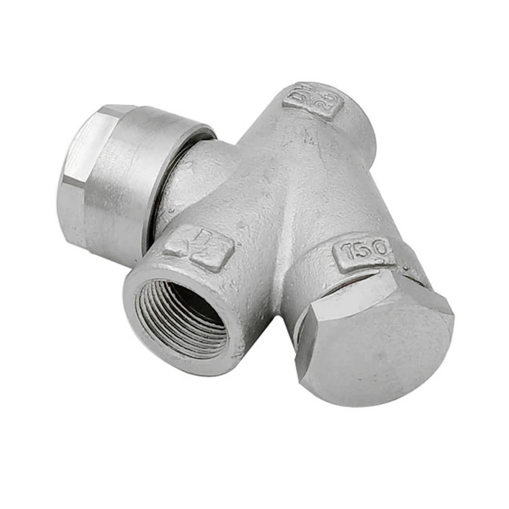 

1/2" 3/4" 1" Steam Traps Valve Female Thread Y-Shaped Stainless Steel Food Grade Steam Traps Hot-Power Steam Trap