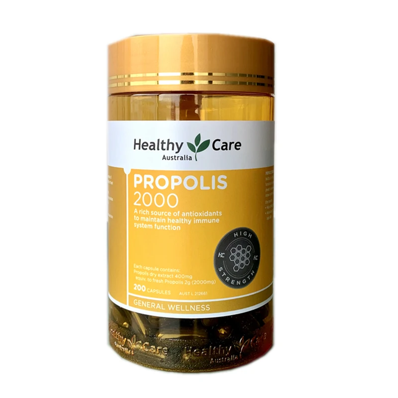 

Free shipping Healthy Care Propolis 2000 mg 200 capsules