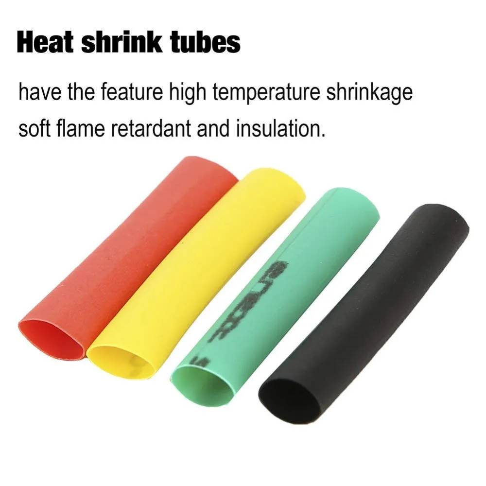 164 PCS/Set Assorted Heat Shrink Tubing Insulation Sleeving Termoretractil Polyolefin Shrinking Wire Cable Heat Shrink Tube Kit