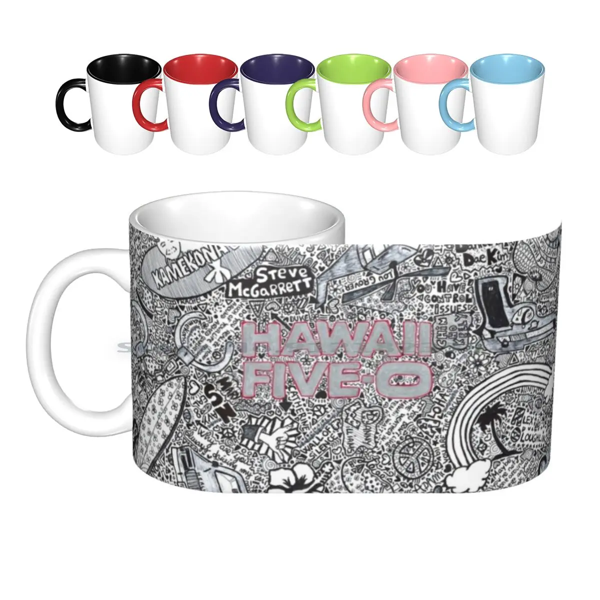 Hawaii Five-0 Ceramic Mugs Coffee Cups Milk Tea Mug H50 Hawaii Five 0 Hawaii Five O Steve Mcgarrett Alex Oloughlin Caan Daniel