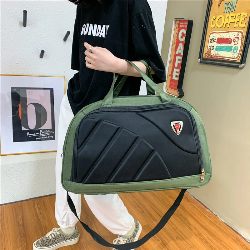 Nylon Waterproof Travel Bag Large Capacity Messenger Duffle Bag Shoulder Weekend Travel Bags For Men