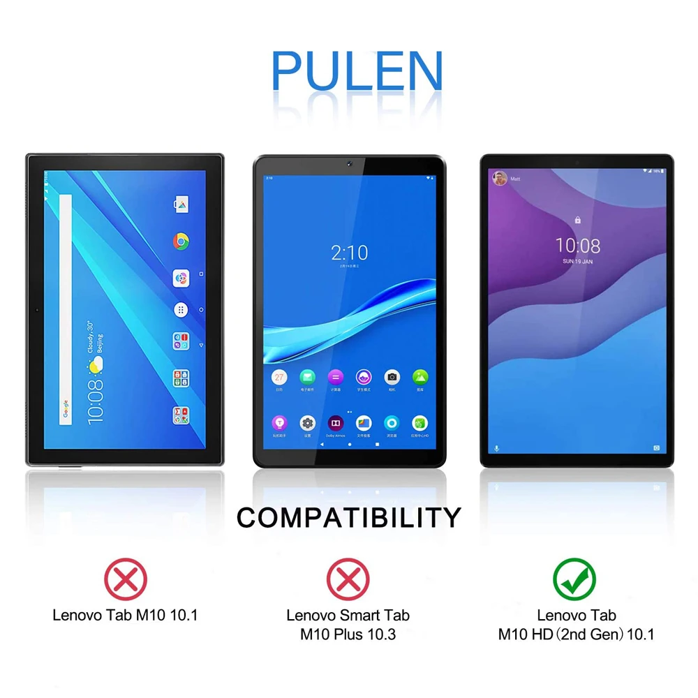 9H Tempered Glass For Lenovo Tab M10 2nd Gen 10.1 Inch Screen Protector TB-X306F X306X Anti Fingerprint HD Clear Protective Film