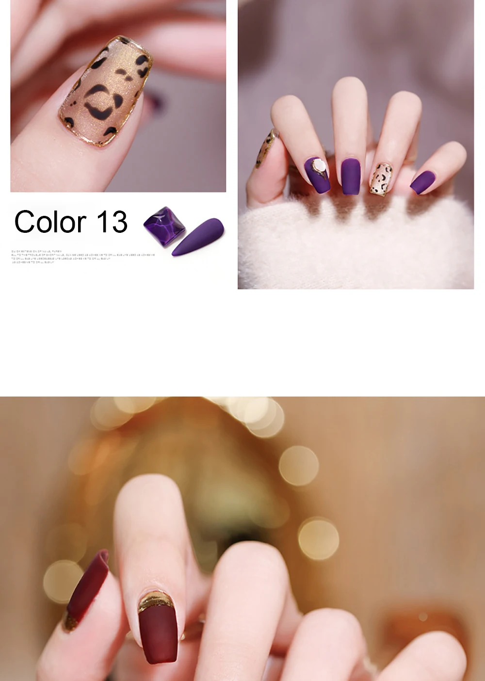 Vendeeni 18 Farben Sommer Gel-Nagellack Semi-Permanenter Bunter UV-Soak-Off Gel-Lack Reiner Farbgel-Lack für Nagelkunst – Detail 10